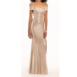 Gold Metallic formal gown